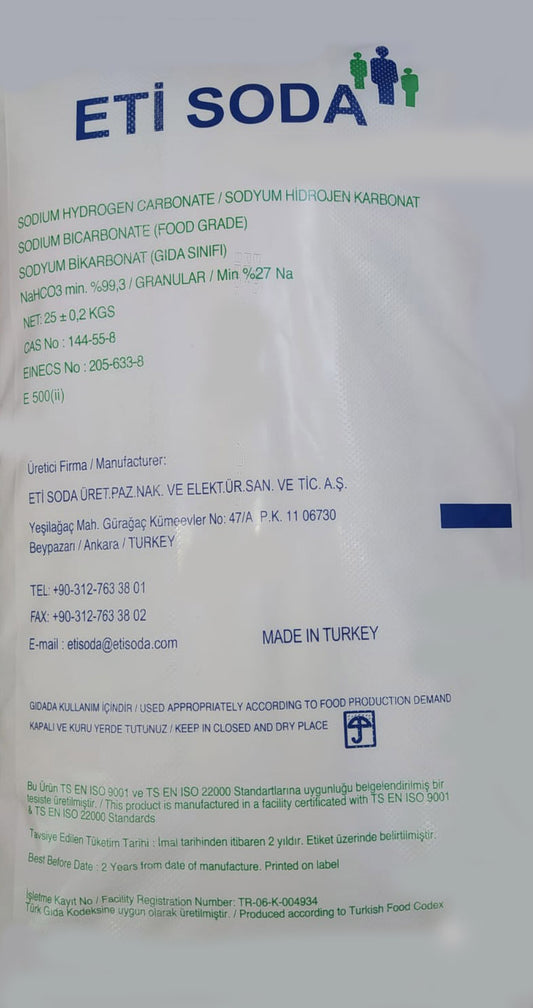 Natural Soda Ash Light  - Food Grade (Baking Soda)